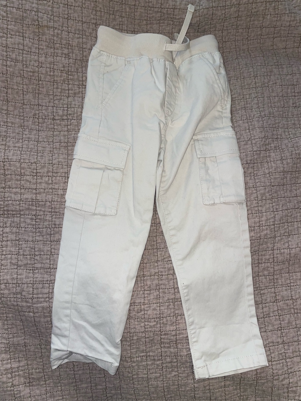 GAP White Cargo Jogger Pants